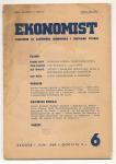 Časopis Ekonomist 1939