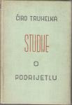 ĆIRO TRUHELKA : STUDIJE O PODRIJETLU , ZAGREB 1941.