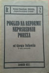 G. Vučković – Pogled na reformu neposrednih poreza