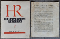 Hrvatska revija, 1935. i 1944.