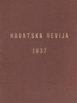 Hrvatska Revija - godište deseto, br 1-12. (1937.)