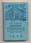 Kalendar Gradske štedionice 1939