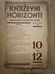 Književni horizonti : zagrebačka književna revija br. 10-12 / 1934.