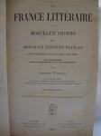 LA FRANCE LITTERAIRE,MORCEAUX CHOISIS 1885.JOSEPH POERIO