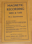 Magnetic Recording Wire & Tape