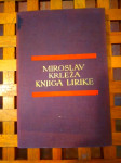 MIROSLAV KRLEŽA KNJIGA LIRIKE  MINEVRA ZAGREB 1932