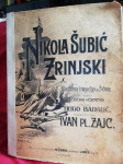 Nikola Šubić Zrinski  Note Glazbena tragedija u 3 Čina