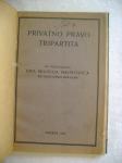 Privatno pravo Tripartita po predavanjima Milivoja Maurovića - 1921.