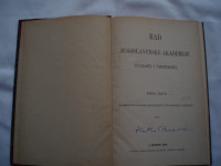 RAD JUGOSLAVENSKE AKADEMIJE ZNANOSTI I UMJETNOSTI , 1896 GOD