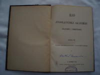RAD JUGOSLAVENSKE AKADEMIJE ZNANOSTI I UMJETNOSTI , 1913 GOD