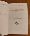 Senoa, Clanci i kritike, 1935.