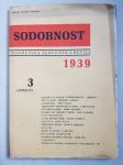 Sodobnost neodvisna slovenska revija 3 1939.