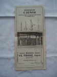 Specijalni cjenik...STAKLANA VJ:FRANZ, ZAGREB, JELAČIĆEV trg 7, 1924 g