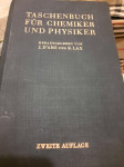 TASCHENBUCH FÜR CHEMIKER UND PHYSIKER