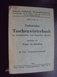 Technischen Taschenworterbuch 1943 - Tehnički riječnik