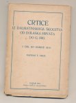 Š. Urlić Crtice iz dalmatinskog školstva od dolaska Hrvata do g. 1910