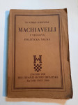 Vinko Lozovina : MACHIAVELLI i njegova politička nauka
