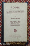 Wilhelm Wundt: Logik der exakten wissenschaften. 1907.god.