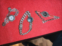 3 srebrna zenska sata