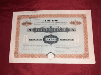 5 x stara dionica - 200 kruna - Isis - Zagreb - 1920 g.