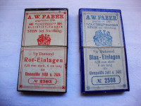 A.W.FABER CASTELL - BLUE & RED EINLEGEN - PUNTE PLAVA I CRVENA