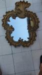 antik 95x78cm.rococo drveno ogledalo
