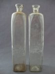 Antique glass medical bottles 18th.Century- Boce u paru 18. stoljeće