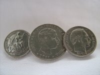 Antique silver brooch coin / srebreni broš od novčića 1861. -1879.god