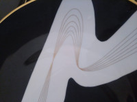 Art Deco, desertni servis , kobalt