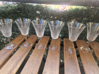 Art Deco - komplet od 6 čaša za vino - oko 1950-ih / 60- ih