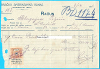 BRAČKO-AMERIKANSKA BANKA U SUPETRU (1921.) * Supetar Ložišća otok Brač