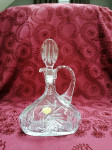 Decanter - brušeni kristal - top stanje