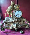 francuski barokni sat sa figurom 2