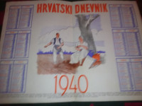 Hrvatski dnevnik 1940. , RIJEDAK KALENDAR,
