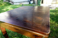 Hrastov ručno rađen blagovaonski stol na razvlačenje