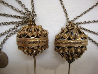 Igle dalmatiski tradicijski nakit srebro sa pozlatom 19.st