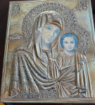 ikona u srebru - Marije sa Isusom *
