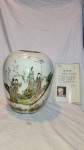 Kineska Famille Rose vaza - Tongzhi period (1862-1875) + Certifikat