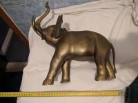 Kip slon starinski, mesing, 3.2 kg