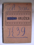 KNJIŽICA TEKUĆEG RAČUNA iz 1921.godine - BLATO ,otok Korčula