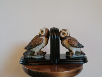 Komplet antik držača za knjige - sove - top stanje
