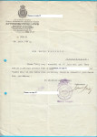 KRALJEVINA JUGOSLAVIJA - AUTOMOBILSKI KLUB stari memorandum iz 1939.g.