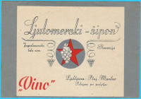 LJUTOMERSKI ŠIPON (Ljutomer - Ormož) vinska etiketa prije 2. svj. rata