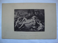 NICOLAS POUSSIN - VENUS ASLEEP - by Wilhelm Hoffmann - Dreden 1900.