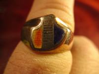 Njemačka Studentika patriotika originalni zlatni prsten, 333 zlato, 4.