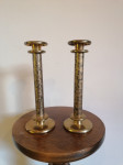Par antik klavirskih svjećnjaka - masivni mesing - top stanje