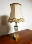 Predivna staklena starinska lampa