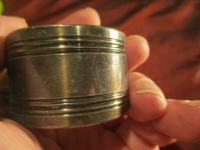 Prsten za salvete/ubruse, srebro, stari žig, 34.20 grama