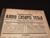 Radio časopis Tesla juni 1935. godina