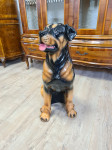 Rottweiler - porculanska dekoracija